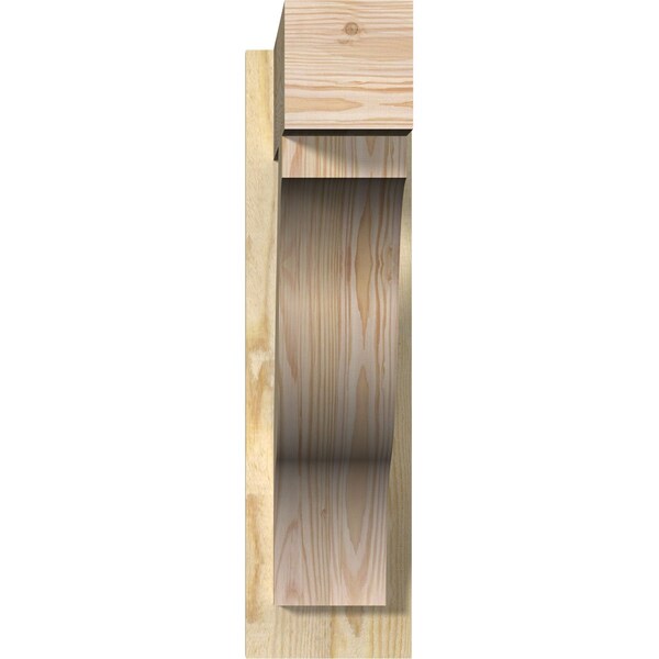 Funston Block Rough Sawn Outlooker, Douglas Fir, 6W X 22D X 22H